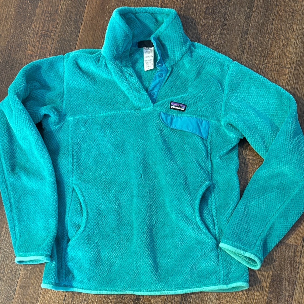 Patagonia Turquoise Fleece Jacket